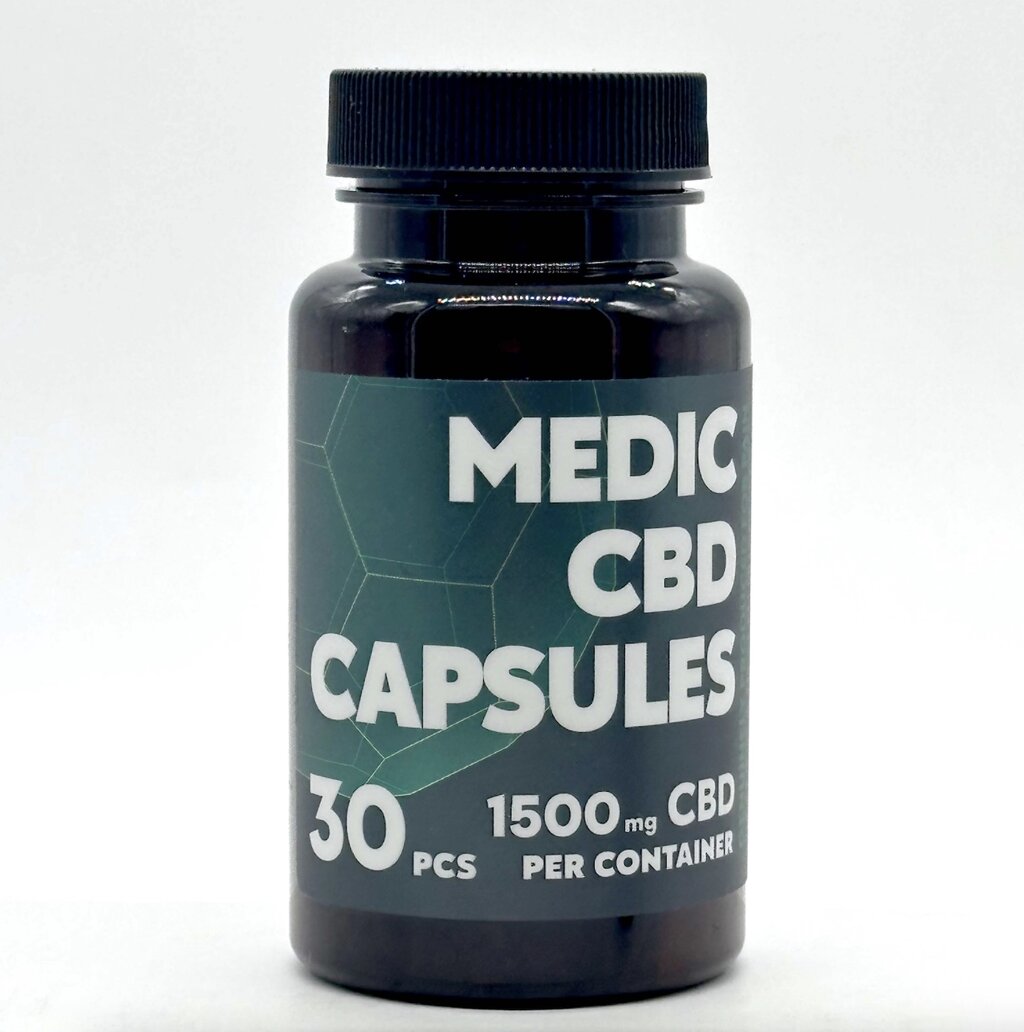 Капсули з КБД Medic Cbd Broad Spectrum 1500 мг 30 шт від компанії інтернет-магазин "БИТПРОМТОРГ" - фото 1