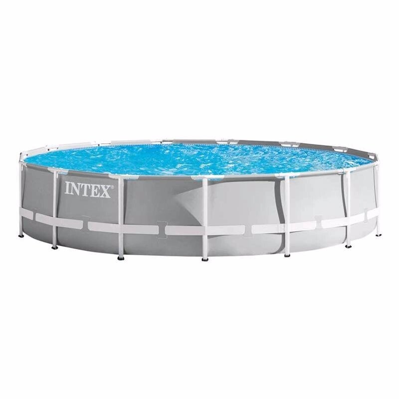 Каркасний басейн Intex 26724 Prism Frame Pool 457 x 107 см Grey від компанії інтернет-магазин "БИТПРОМТОРГ" - фото 1