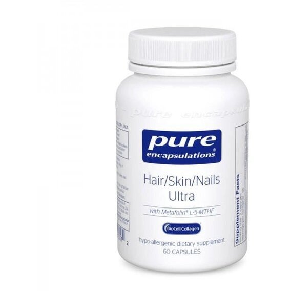 Комплекс для шкіри, волосся, нігтів Pure Encapsulations Hair/Skin/Nails Ultra 60 Caps PE-01357 від компанії інтернет-магазин "БИТПРОМТОРГ" - фото 1