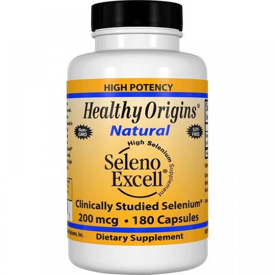 Комплекс Селен і Молібден Healthy Origins Seleno Excell Selenium 200 mcg 180 Caps від компанії інтернет-магазин "БИТПРОМТОРГ" - фото 1