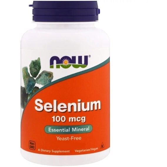 Комплекс Селен і Молібден NOW Foods Selenium 100 mcg 100 Tabs від компанії інтернет-магазин "БИТПРОМТОРГ" - фото 1