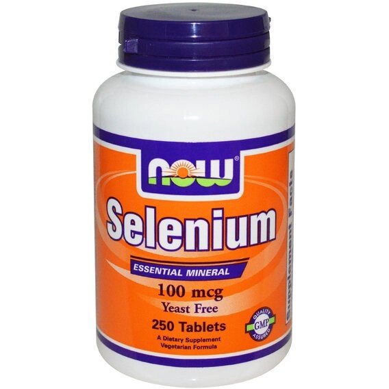 Комплекс Селен і Молібден NOW Foods Selenium 100 mcg 250 Tabs від компанії інтернет-магазин "БИТПРОМТОРГ" - фото 1