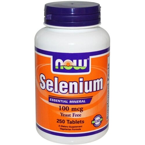 Комплекс Селен і Молібден NOW Foods Selenium 100 mcg 250 Tabs