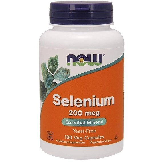 Комплекс Селен і Молібден NOW Foods Selenium 200 mcg 180 Veg Caps від компанії інтернет-магазин "БИТПРОМТОРГ" - фото 1