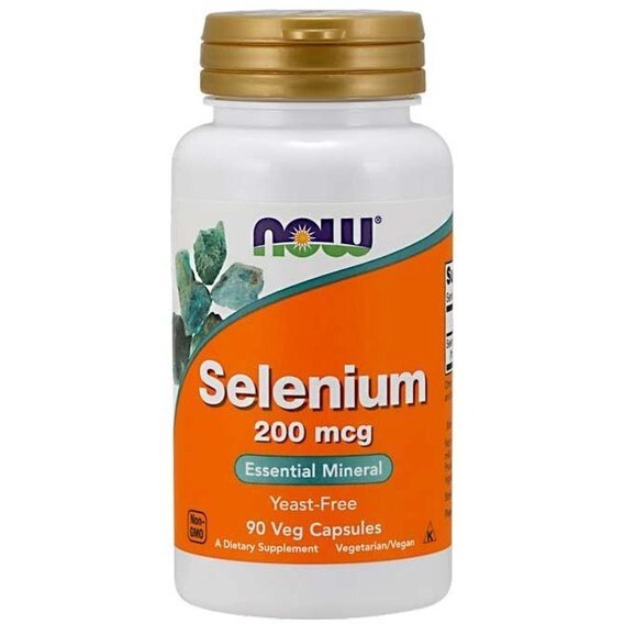 Комплекс Селен і Молібден NOW Foods Selenium 200 mcg 90 Veg Caps від компанії інтернет-магазин "БИТПРОМТОРГ" - фото 1