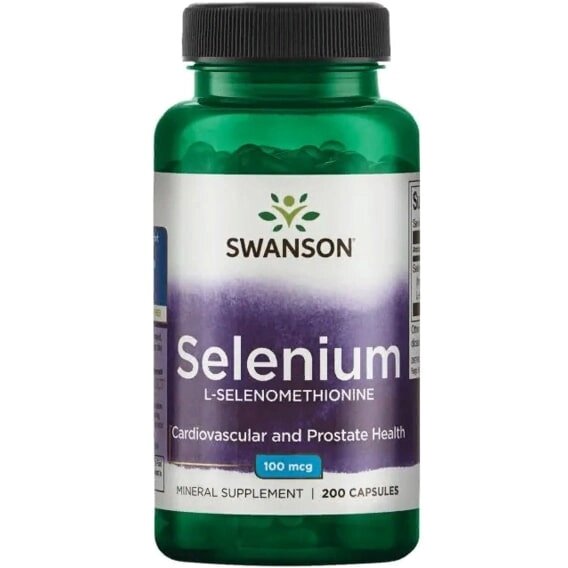 Комплекс Селен і Молібден Swanson Selenium L-Selenomethionine 100 mcg 200 Caps SWA-01235 від компанії інтернет-магазин "БИТПРОМТОРГ" - фото 1