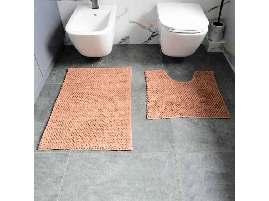 Комплект килимків для ванної кімнати 55*5050*80см какао АНАНАС ТМ DARIANA від компанії інтернет-магазин "БИТПРОМТОРГ" - фото 1