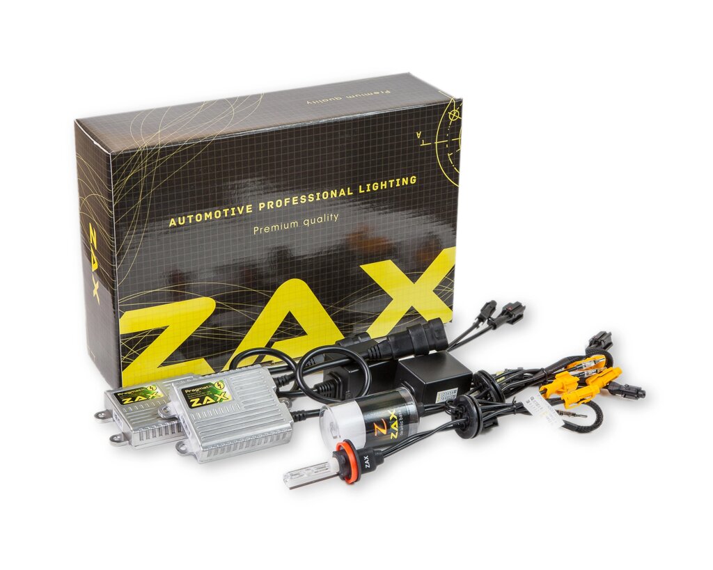 Комплект ксенону ZAX Pragmatic 35W 9-16V H11 Ceramic 3000K від компанії інтернет-магазин "БИТПРОМТОРГ" - фото 1