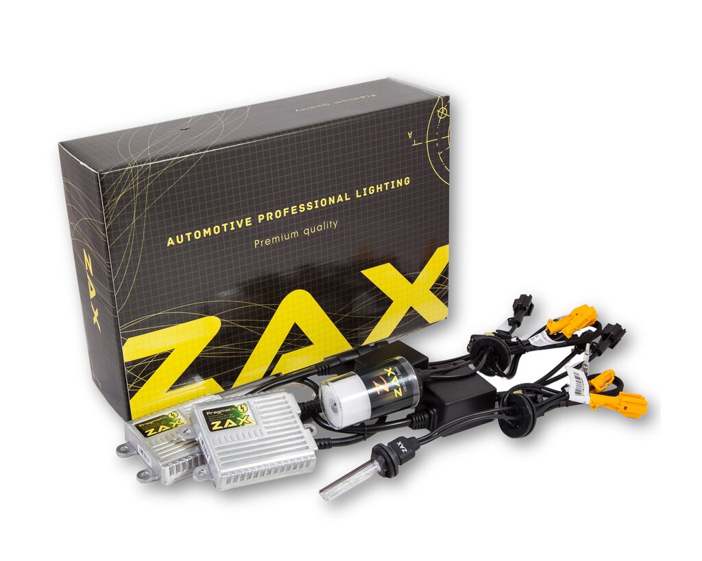 Комплект ксенону ZAX Pragmatic 35W 9-16V H27 (880, 881) Ceramic 3000K від компанії інтернет-магазин "БИТПРОМТОРГ" - фото 1