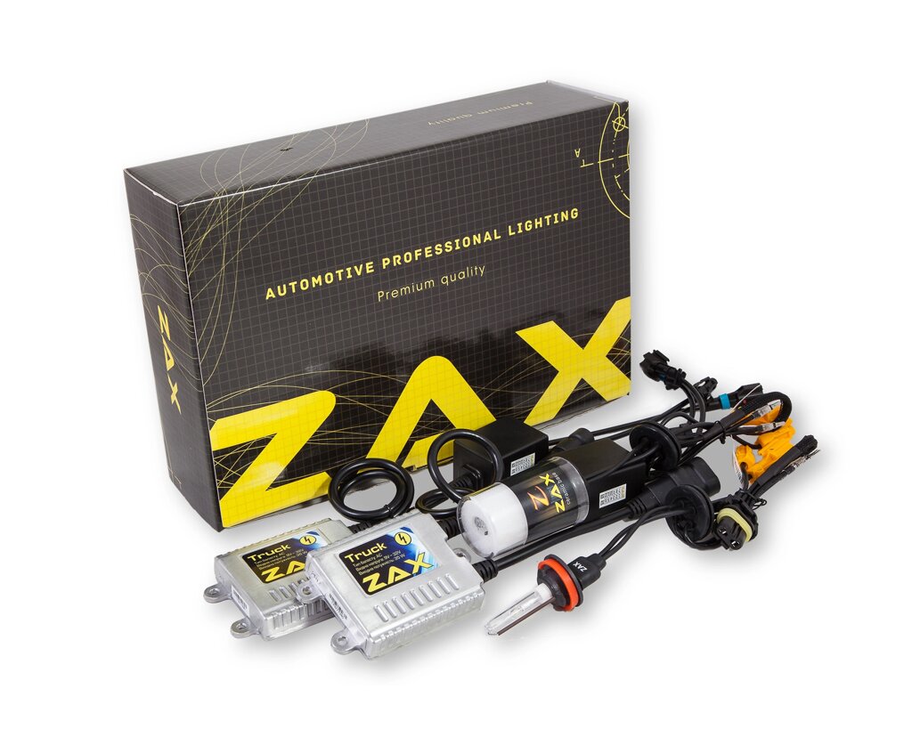 Комплект ксенону ZAX Truck 35W 9-32V H11 Ceramic 3000K від компанії інтернет-магазин "БИТПРОМТОРГ" - фото 1