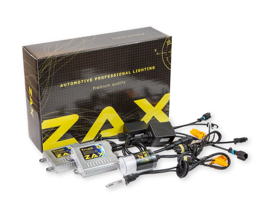 Комплект ксенону ZAX Truck 35W 9-32V H3 Ceramic 3000K від компанії інтернет-магазин "БИТПРОМТОРГ" - фото 1