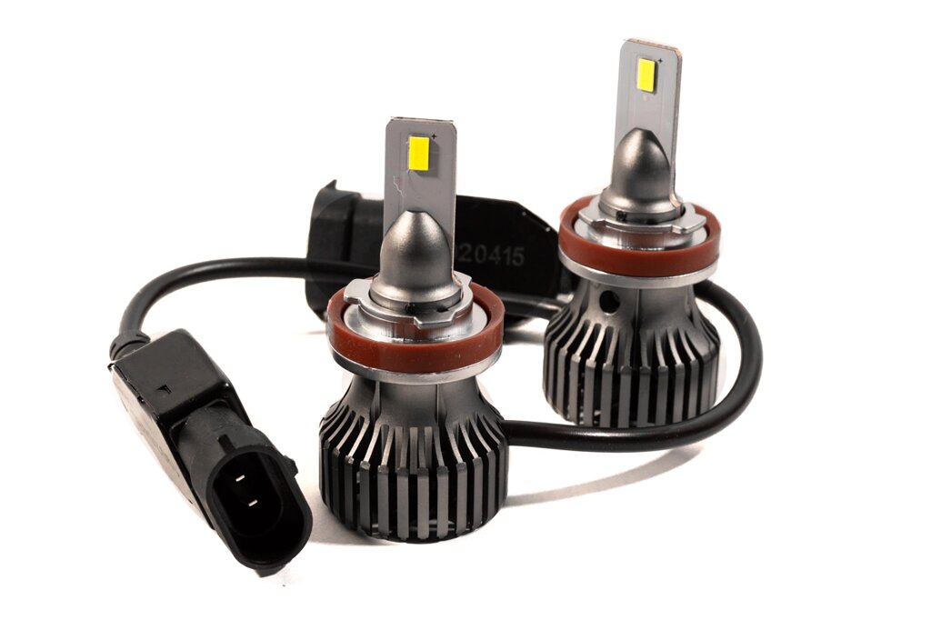 Комплект LED ламп HeadLight F1X H11 (PGJ19-2) 52W 12V 8400Lm з активним охолодженням (збільшена світловіддача) від компанії інтернет-магазин "БИТПРОМТОРГ" - фото 1