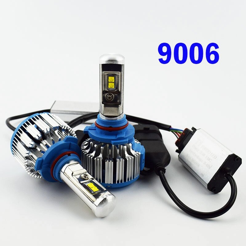 Комплект LED ламп TurboLed T1 HB4 6000K 50W 12/24v CanBus з активним охолодженням від компанії інтернет-магазин "БИТПРОМТОРГ" - фото 1