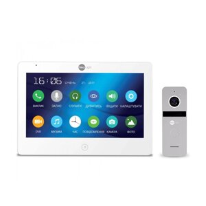 Комплект відеодомофона Neolight MEZZO HD WF / Solo FHD Silver