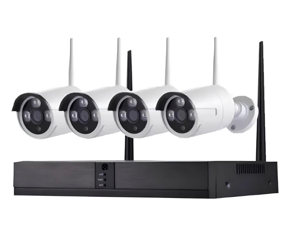 Комплект відеоспостереження бездротовий OPT-TOP DVR 5G KIT CAD Full HD Wi-Fi на 4 камери з реєстратором (1756375470) від компанії інтернет-магазин "БИТПРОМТОРГ" - фото 1