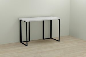 Комп'ютерний стіл Ferrum-decor Ханна 76x140x60 чорний ДСП Біле 32мм