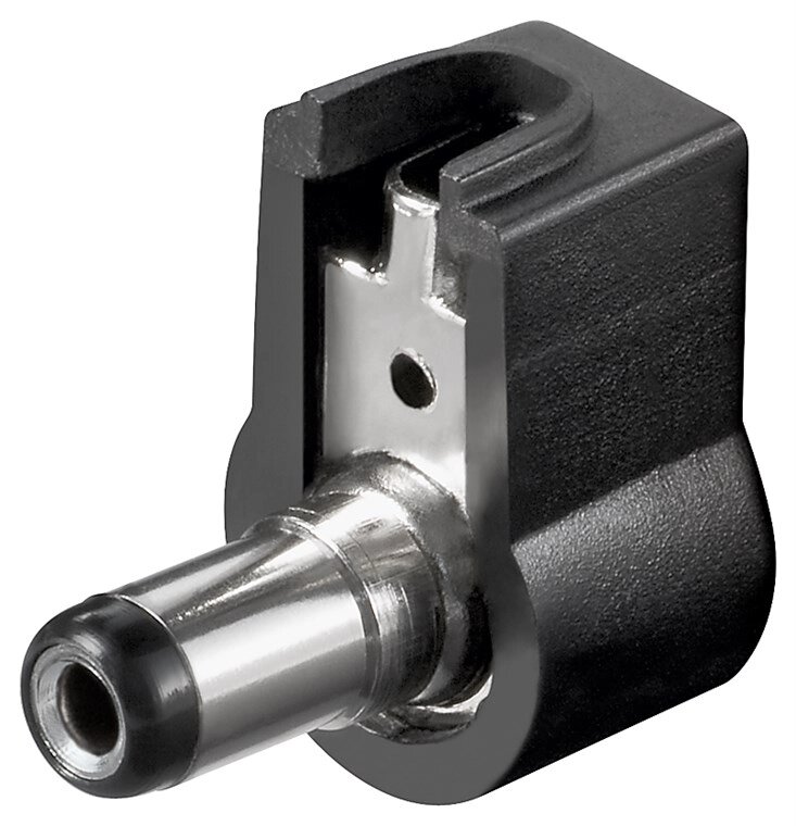 Конектор Goobay FreeEnd-Jack DC 5.5x2.1x9.0mm DC21W 90° Чорний (75.01.1629) від компанії інтернет-магазин "БИТПРОМТОРГ" - фото 1