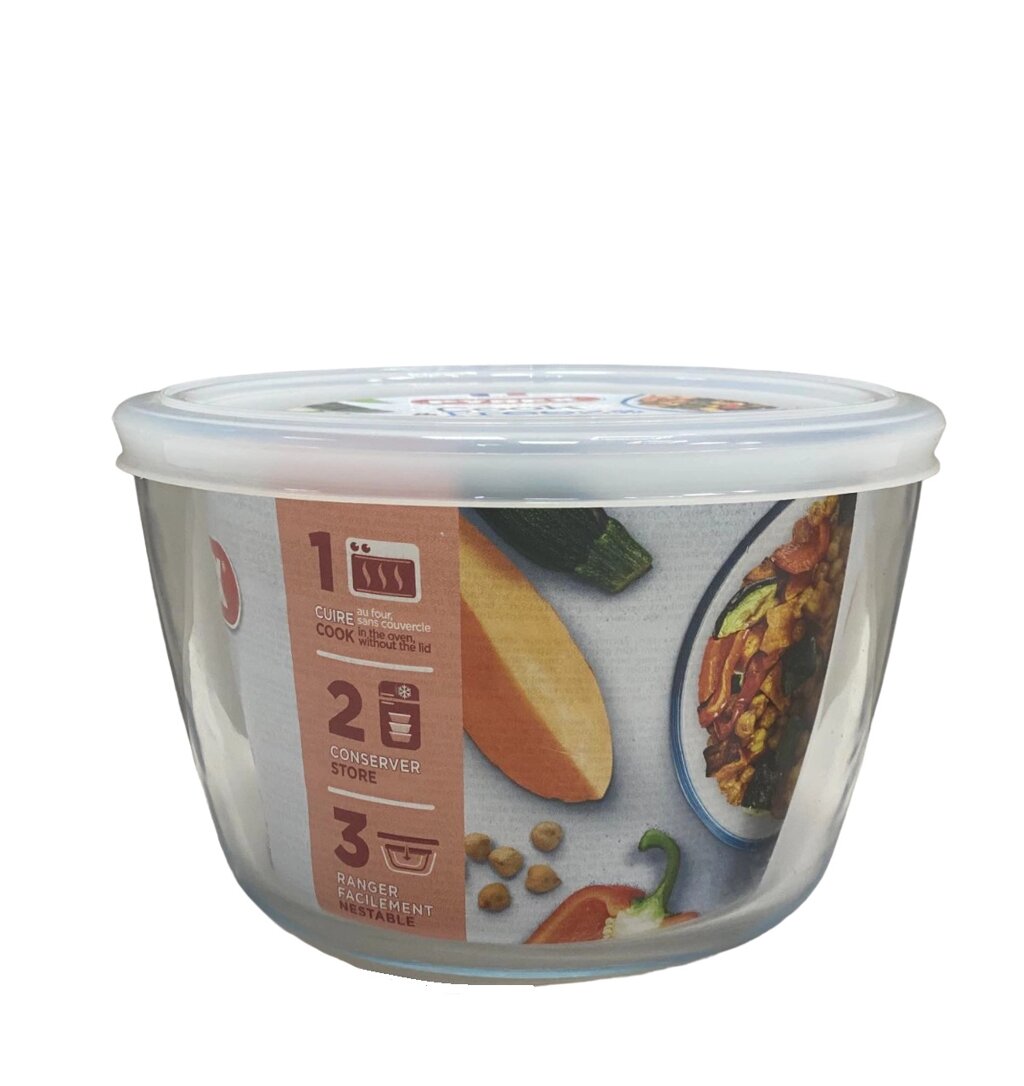 Контейнер скляний з кришкою 1,1 л Pyrex Cook&Freez 154P001 від компанії інтернет-магазин "БИТПРОМТОРГ" - фото 1