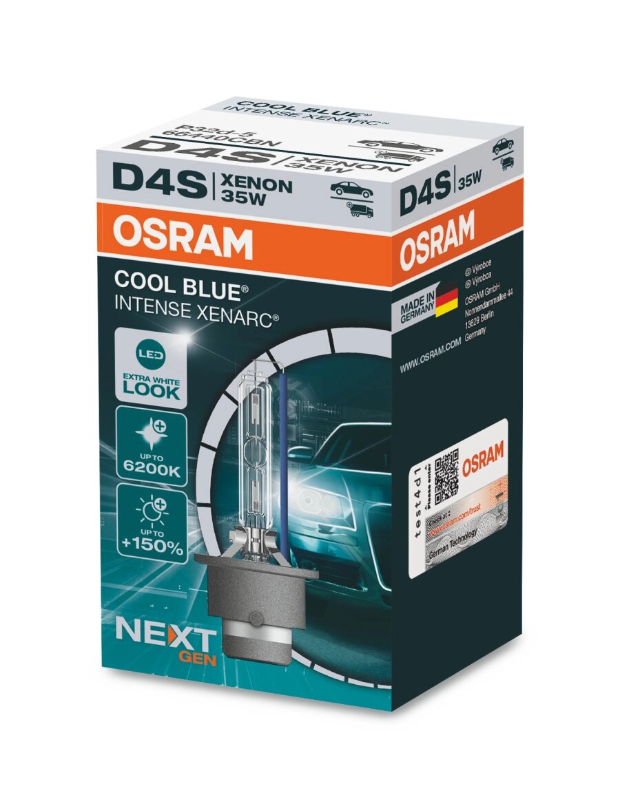 Ксенонова лампа Osram D4S 35W P32D-5 Cool Blue Intense Next Gen (66440CBN) від компанії інтернет-магазин "БИТПРОМТОРГ" - фото 1