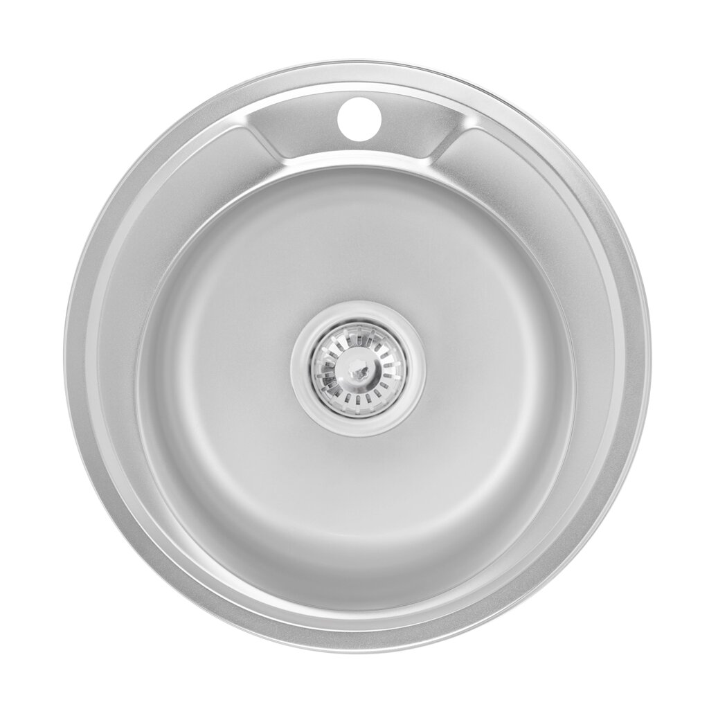 Кухонна мийка Lidz 490-A 0,6 мм Satin (LIDZ490A06SAT160) від компанії інтернет-магазин "БИТПРОМТОРГ" - фото 1