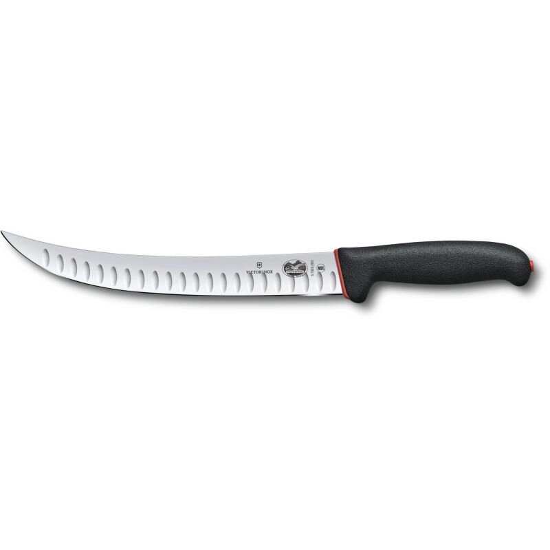 Кухонний ніж м'ясника Victorinox Fibrox Butcher Dual Grip 25 см Чорно-червоний (5.7223.25D) від компанії інтернет-магазин "БИТПРОМТОРГ" - фото 1