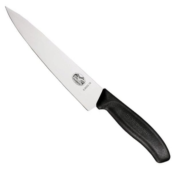 Кухонний ніж обробний Victorinox Swiss Classic Carving 19 см Чорний (6.8003.19B) від компанії інтернет-магазин "БИТПРОМТОРГ" - фото 1