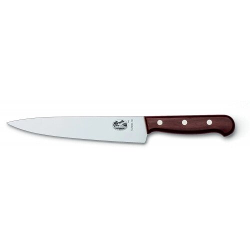 Кухонний ніж Victorinox Rosewood Carving 190 мм Коричневий у подарунковій коробці (5.2000.19G) від компанії інтернет-магазин "БИТПРОМТОРГ" - фото 1