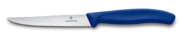 Кухонний ніж Victorinox SwissClassic для стейку серрейтор Синій (6.7232.20) від компанії інтернет-магазин "БИТПРОМТОРГ" - фото 1