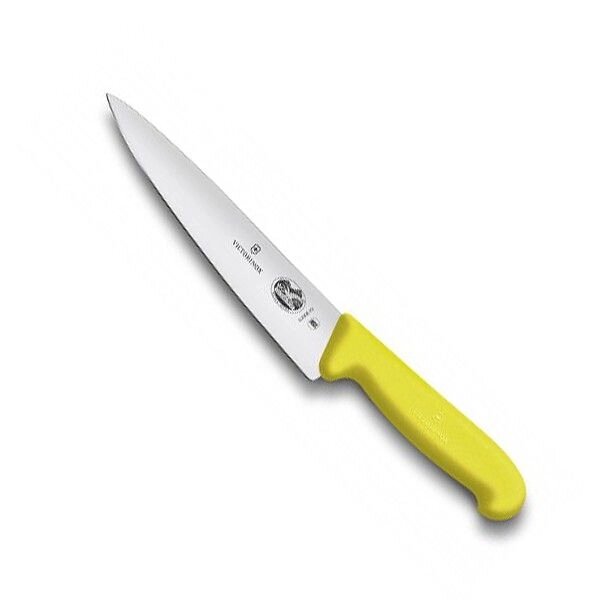 Кухонний обробний ніж Victorinox Fibrox Carving 15 см Жовтий (5.2008.15) від компанії інтернет-магазин "БИТПРОМТОРГ" - фото 1