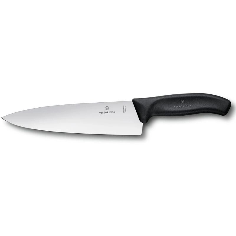 Кухонний шеф-ніж Victorinox Swiss Classic Carving 20 см Чорний (6.8063.20G) від компанії інтернет-магазин "БИТПРОМТОРГ" - фото 1