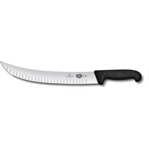 Кухонний ніж м'ясника Victorinox Fibrox Butcher 31 см Чорний (5.7323.31)