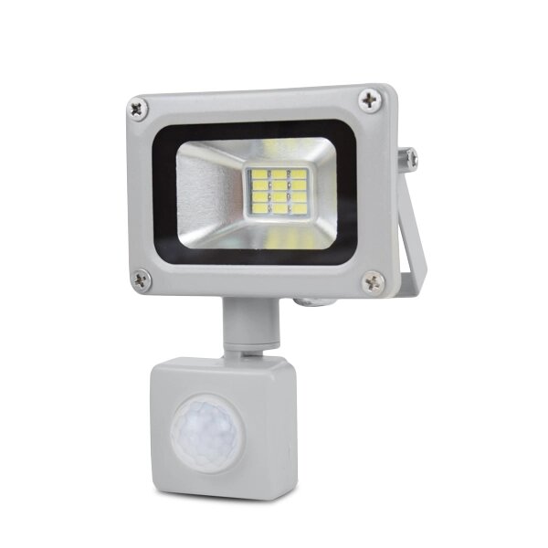 LED-прожектор Lightwell LW-10W-220PIR із датчиком руху від компанії інтернет-магазин "БИТПРОМТОРГ" - фото 1