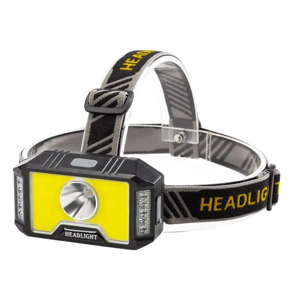 Ліхтар акумуляторний налобний HeadLight SL-13 3W+COB10W від компанії інтернет-магазин "БИТПРОМТОРГ" - фото 1