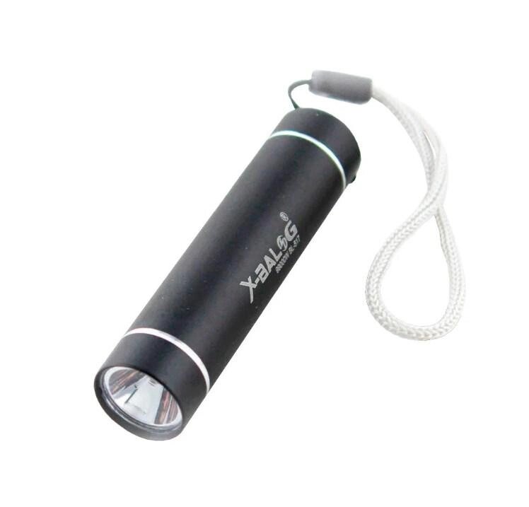 Ліхтар із акумулятором X-Balog BL-517 USB кабель Чорний від компанії інтернет-магазин "БИТПРОМТОРГ" - фото 1