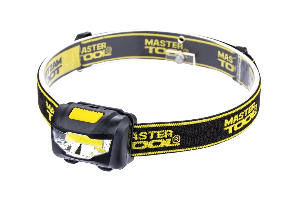 Ліхтар налобний MASTERTOOL 3 режими 59х41х32 мм COB LED 3xAAA ABS 94-0811 від компанії інтернет-магазин "БИТПРОМТОРГ" - фото 1