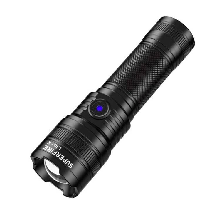 Ліхтар ручний акумуляторний SuperFire L16-T 900 Lumen IP43 Black від компанії інтернет-магазин "БИТПРОМТОРГ" - фото 1