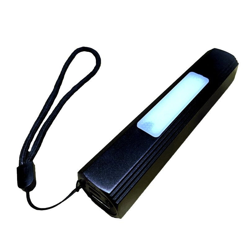 Ліхтарик з боковим світлом і акумулятором Чорний від компанії інтернет-магазин "БИТПРОМТОРГ" - фото 1