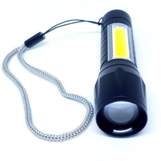 Ліхтарик з кейсом BL 511 COB usb charge Чорний від компанії інтернет-магазин "БИТПРОМТОРГ" - фото 1
