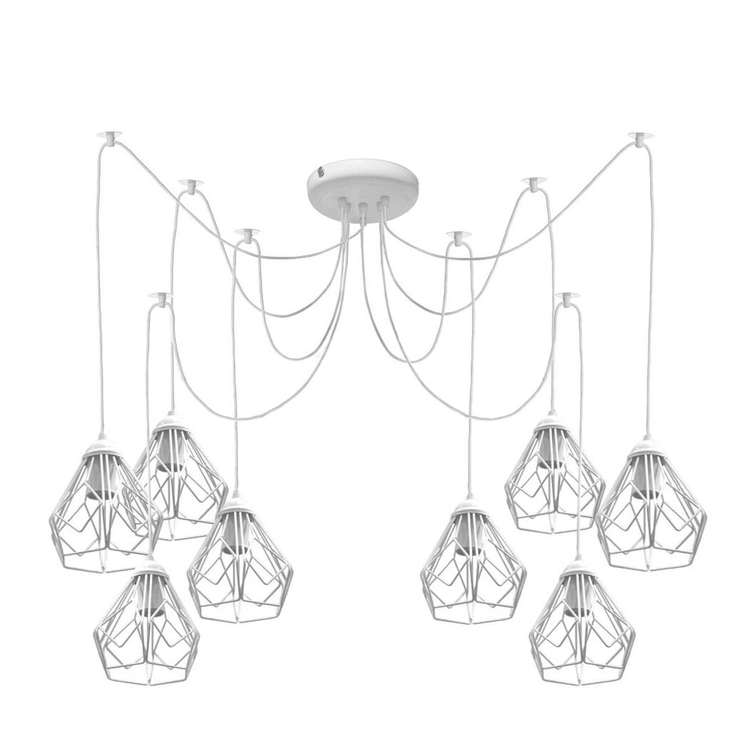Люстра-павук на вісім плафонів MSK Electric Milan NL 538-8 W від компанії інтернет-магазин "БИТПРОМТОРГ" - фото 1