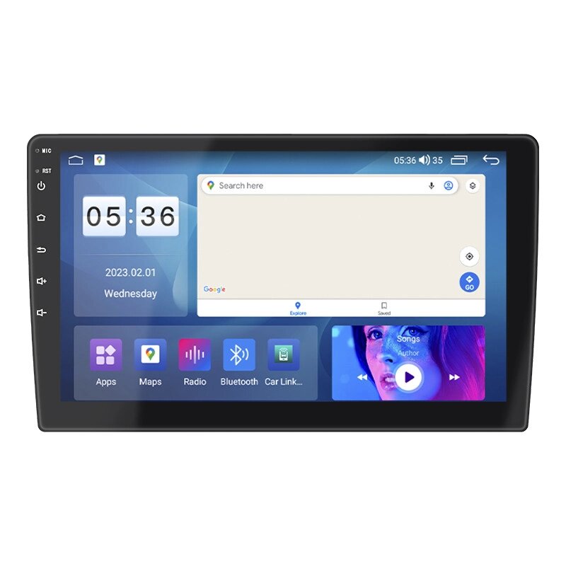 Магнітола 2 din Lesko W-10 екран 10" IPS 4/64Gb CarPlay 4G Wi-Fi GPS Prime Андроїд 13 8 ядер + Охолодження від компанії інтернет-магазин "БИТПРОМТОРГ" - фото 1