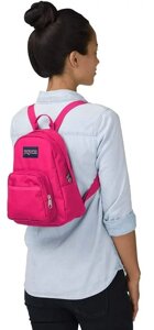 Маленький рюкзак молодіжний Jansport Half Pint JS00TDH669J 10L Малиновий