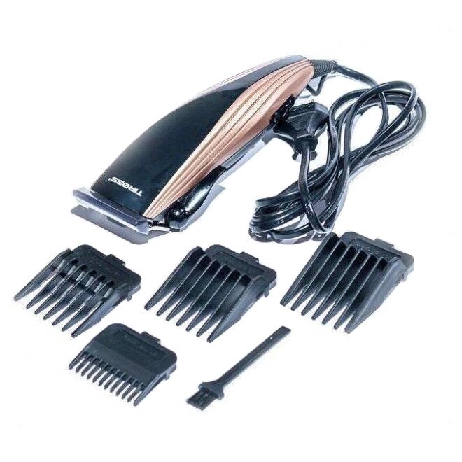 Машинка для стрижки волосся Tiross TS-407 знімні насадки від компанії інтернет-магазин "БИТПРОМТОРГ" - фото 1