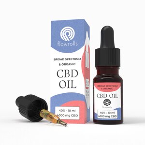 Олія КБД CBD oil 40% Flowrolls Польща