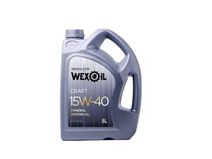 Масло моторне мінеральне Craft SAE 15W-40 5л ТМ WEXOIL