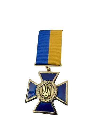 Медаль з документом Collection Хрест патріота України 45 мм Різнокольоровий (hub_go12ua) від компанії інтернет-магазин "БИТПРОМТОРГ" - фото 1
