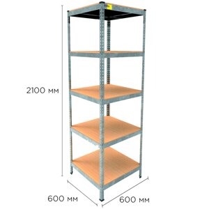 Металевий стелаж MRL-2100 ( 600x600) оцинкований