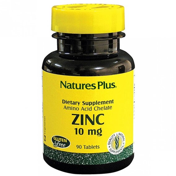 Мікроелемент Цинк Nature's Plus Zinc 10 mg 90 Tabs від компанії інтернет-магазин "БИТПРОМТОРГ" - фото 1