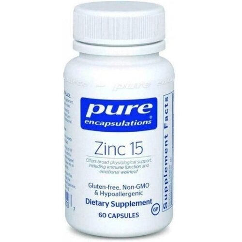 Мікроелемент Цинк Pure Encapsulations Zinc 15 mg 60 Caps від компанії інтернет-магазин "БИТПРОМТОРГ" - фото 1