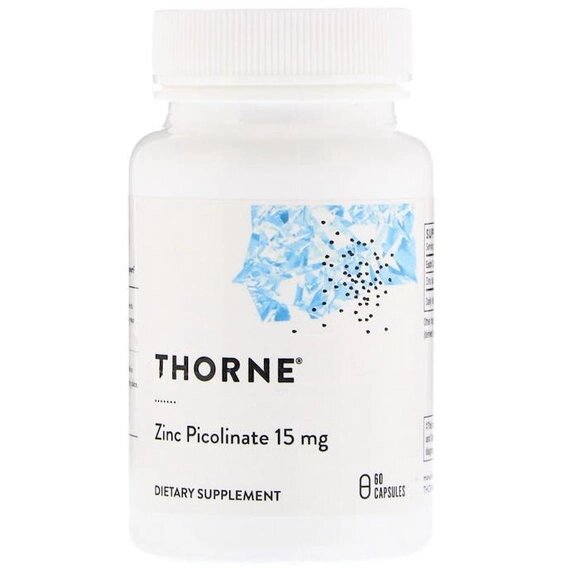 Мікроелемент Цинк Thorne Research Zinc Picolinate 15 mg 60 Caps від компанії інтернет-магазин "БИТПРОМТОРГ" - фото 1