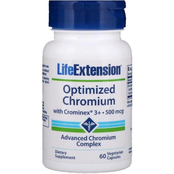 Мікроелемент Хром Life Extension Optimized Chromium with Crominex 3+ 500 mcg 60 Veg Caps від компанії інтернет-магазин "БИТПРОМТОРГ" - фото 1